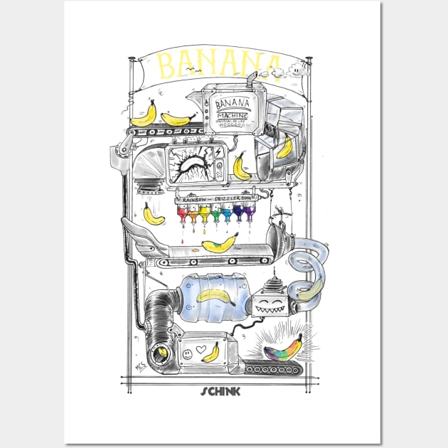 Banana Machine Wall Art by Schink